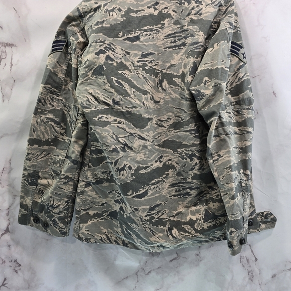 Military Jacket 36L Small Medium Digital Camo Desert Top Shirt Air Force Assault - Picture 7 of 13